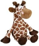Relaxdays - T&uuml;rstopper Giraffe, Stoff, F&uuml;r Boden, Sand, Schwer, Innen, Weich,