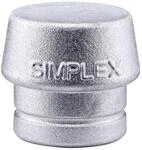 Simplex-einsatz, Weichmetall, Silber D=50 Mm 3209.050