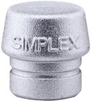 Simplex-einsatz, Weichmetall, Silber D=40 Mm 3209.040