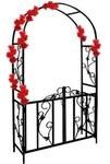 Rosenbogen Rosens&auml;ule Verschiedene Modelle Metall Rankhilfe Rankgitter Garten 1x