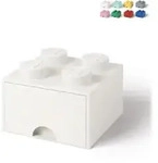 Lego-beh&auml;lter Mit Vier Schubladen, Wei&szlig;
