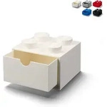 Lego(r) Wei&szlig;e Box Mit Schublade F&uuml;r 4