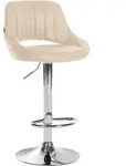 Clp - Barhocker Milet Kunstleder Creme Chrom