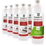 H&ouml;fer Chemie Gmbh - 15x 1 L Flambiol&reg; Bioethanol Hochrein 100 % In Flaschen F&uuml;r