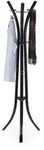 Garderobenst&auml;nder Metall, Stabile Standgarderobe Aus Metall F&uuml;r Jacken, 175 Cm