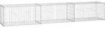 Vidaxl - Gabionenwand Mit Abdeckung 300&times;50&times;50 Cm Verzinkter Stahl