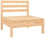 Garten-mittelsofa Massivholz Kiefer Vidaxl