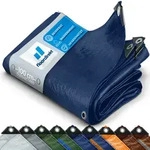 Floordirekt - Abdeckplane 240 G/m2 Blau 8 X 14 M