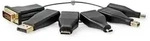 Nedis HdmiTM -adapter / Displayport Stecker / Dvi-d 24+1-pin Stecker / HdmiTM Micro