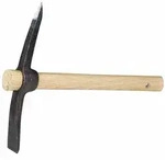 Mini-pickel 700 G, 40 Cm F&uuml;r Hochbeete, Esche, 100% Fsc