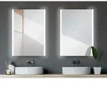 Talos - Loft Badspiegel 50 X 70 Cm - Badezimmerspiegel Mit Led Beleuchtung In