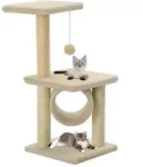 Katzen-kratzbaum Sisal 65 Cm Beige Vidaxl