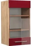 K&uuml;chenglasschrank Fame-line, Bordeaux Hochglanz, 40 Cm, Vicco