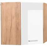 Eckh&auml;ngeschrank R-line, Wei&szlig; Hochglanz, 57 Cm Vicco