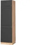 Vicco - K&uuml;hlumbauschrank Fame-line, Anthrazit-gold, 60 Cm