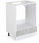 Vicco - Herdumbauschrank R-line, Beton, 60 Cm Ohne Arbeitsplatte