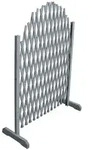 Rankgitter Massivholz Tanne 1,8x1 M Grau Vidaxl