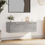 Wandschrank Grau Sonoma 100x36,5x35 Cm Holzwerkstoff Vidaxl