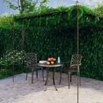 Garten-pergola Antik-braun 4x3x2,5 M Eisen Vidaxl
