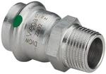 Sola - Viega Sanpress Inox &Uuml;bergangsst&uuml;ck 436490 22mmxr 3/4, Stahl Nichtrostend,