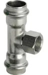 Viega Italia Srl - Viega Sanpress Inox T-st&uuml;ck 437176 22mmxrp 1/2x22mm, Stahl