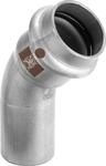 Viega - Temponox Bogen 809973 18 Mm, 45grad, Stahl, Nicht Rostend, Einsteckende,