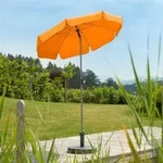 Schneider Schirme - Schneider Sonnenschirm Locarno Mandarine &Oslash; 150 Cm Sonnenschirme