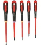 Ergo Elektriker Schraubendreher-set 5teilig Schlitz, Kreuzschlitz Pozidriv -...