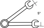 Stahlwille - Maulringratschenschl&uuml;ssel 17f Schl&uuml;sselweite 17 Mm L&auml;nge 229 Mm (