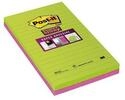 Post-it Super Sticky Klebezettel Rechteck Mehrfarbig 45 Bl&auml;tter Selbstklebend