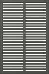Plus Zaun Harmoni 120 X 180 Cm Umbragrau Fungizidbehandelt