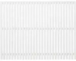 Plus Zaun Sendai 180x140 Cm Ral 9010 Wei&szlig;