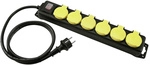 Eurolite 30240158 Steckdosenleiste Mit Schalter Schwarz, Gelb Schutzkontakt 1...