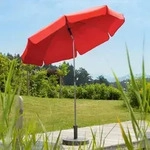 Schneider Schirme - Schneider Sonnenschirm Locarno Rot &Oslash; 200 Cm Sonnenschirme