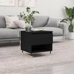 Couchtisch Schwarz 50x46x50 Cm Holzwerkstoff Vidaxl