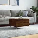 Vidaxl - Couchtisch Braun Eichen-optik 55x55x36,5 Cm Holzwerkstoff