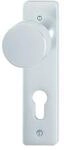 Hoppe - Knopfkurzschild 58/202k Aluminium F1 Entfernung 72 Mm Pz