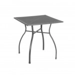 Gartentisch Toulouse Farbe Eisengrau 70x70cm