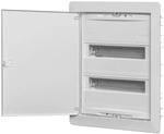 Abn Amigo Kleinverteiler, 2-reihig, Hw Mit Vollt&uuml;r, Bxhxt: 310x420x88mm A24hw