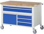 Fahrbare Werkbank Modell 8922 Bxtxh 1250x700x880mm - Rau