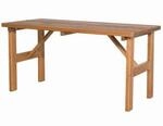 Tessin Tisch Eckig 150x72cm Massiv Holz Braun