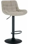 Barhocker Tover Taupe Stoff