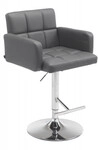 Barhocker Los Angeles Grau Chrom