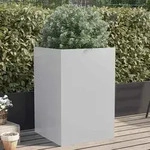 Pflanzk&uuml;bel Silbern 52x48x75 Cm Verzinkter Stahl Vidaxl