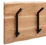 M&ouml;max Wandgarderobe Rivera 4 Schwarz/akaziefarben