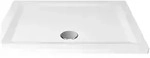 Flat Line Design Rechteckwanne, Mineralgusswanne 750x900mm, Wei&szlig; - Breuer