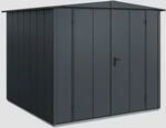 H&ouml;rmann Ecostar Metall-ger&auml;tehaus Elegant Mit Satteldach Typ 2, 238 X 238 Cm,
