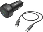 Hama Kfz-ladeset 25w Usb-c Ladekabel Schwarz Auto Ladeger&auml;t