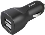 Hama - Car Charger 12w Usb Ladeger&auml;t 12 W 2x Usb-a Schwarz Kfz, Lkw