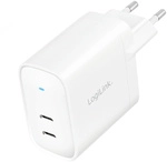 Logilink - Pa0282 Usb Ladeger&auml;t 20 W 2x Usb-c&reg; Usb Pd Wei&szlig; Innenbereich Usb...
